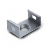 SUPPORT DE MONTAGE POUR PROFILE POUR RUBAN LED SLIMLINE 7 mm - ACIER A RESSORT - ARGENT