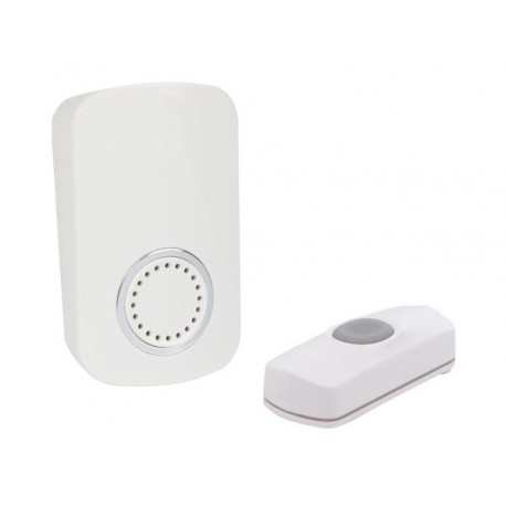 SONNETTE SANS FIL ENFICHABLE - 1 BOUTON