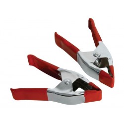  lot de pinces a coller 4" - metal - 2 pcs 