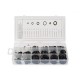  jeu de joints toriques metriques en nitrile - 225 pcs 