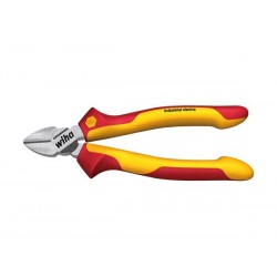  wiha pince coupante diagonale industrial electric avec dynamicjoint® (38633) 140 mm 
