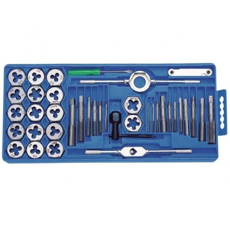  jeu de tarauds et de filieres - 40 pcs 