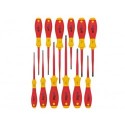  Wiha Jeu de tournevis SoftFinish® electric slimFix mélangé 12 pcs (41003) 