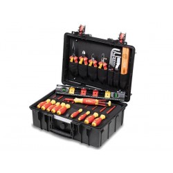  wiha - coffret a outils pour electriciens - basis set l - 34 pcs (44505) 
