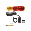 WIHA - TOURNEVIS À ASSISTANCE ÉLECTIRQUE SPEEDE® II FENTE, PLUSMINUS/POZIDRIV, 7 PCS AVEC EMBOUTS ISOLÉS SLIM, BATTERIES ET C...