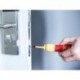 wiha - tournevis a assistance electirque speede® ii fente, plusminus/pozidriv, 7 pcs avec embouts isoles slim, batteries et c...