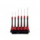  wiha jeu de tournevis de precision picofinish® torx® 6 pcs avec etui (42997) 