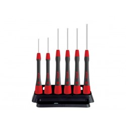  wiha jeu de tournevis de precision picofinish® torx® 6 pcs avec etui (42997) 