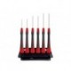  wiha jeu de tournevis de precision picofinish® torx® 6 pcs avec etui (42996) 