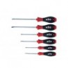  Wiha Jeu de tournevis SoftFinish® Phillips, Pozidriv 6 pcs (26146) 
