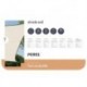  voile solaire - rectangulaire - 2 x 3 m - couleur : creme 