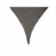  voile solaire permeable - triangle - 3.6 x 3.6 x 3.6 m - couleur: anthracite 
