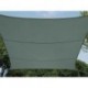  voile solaire - rectangulaire - 2 x 3 m - couleur : gris vert 