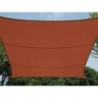  VOILE SOLAIRE - CARRÉ - 5 x 5 m - COULEUR : TERRACOTTA 