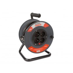  enrouleur 25 m - 3g1.5 - 4 prises 