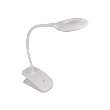  lampe de bureau led - rechargeable - intensite variable - 20 leds - blanc vtllamp15