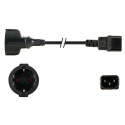  power cord l:1.8m black 