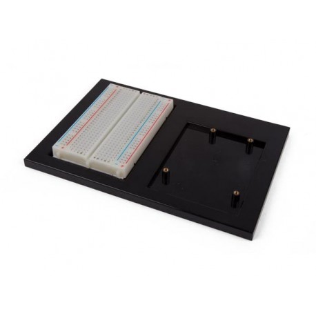  support de projet pour carte de developpement arduino® uno avec platine d'experimentation wpa508