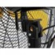  ventilateur sur pied - acier - ø 76 cm - noir/jaune 