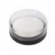  mini balance de precision numerique - rond - 500 g / 0.1 g - avec ecran lcd retractable  
