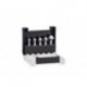  wiha jeu d'embouts fraises coniques 1/4" 5 pcs (28027) 