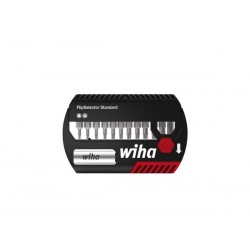  wiha coffret d'embouts flipselector standard 25 mm torx® tamper resistant 13 pcs, 1/4" (39037) 