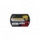  wiha jeu d'embouts flipselector embout y de 25 mm pozidriv 13 pcs 1/4" (41829) 