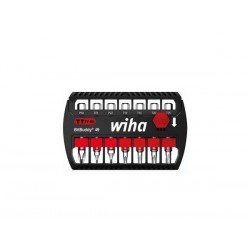  wiha jeu d'embouts bitbuddy® embout ty de 49 mm phillips, pozidriv, torx® 7 pcs 1/4" dans un coffret (42117) 