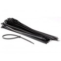  JEU DE SERRE-CÂBLES EN NYLON - 8.8 x 500 mm - NOIR (100 pcs) 