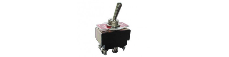 Lot De 5 Interrupteurs Inverseurs Bipolaires Miniatures - 250V 3A - Occasion Fonctionnel